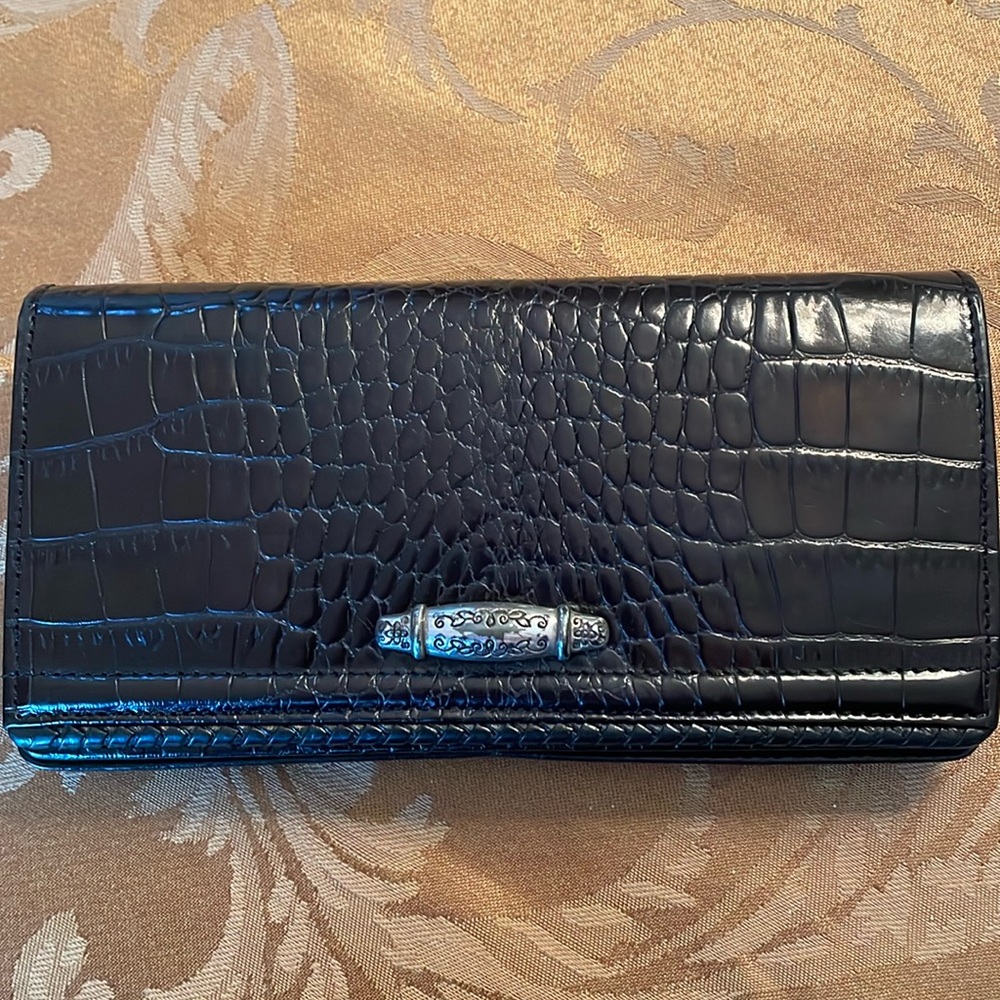 Brighton Leather Long Wallet 7.5 x 4.0